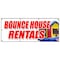 Signmission BOUNCE HOUSE RENTALS BANNER SIGN party photobooth inflatable moonwalk B-96 Bounce House Rentals - alternate 1